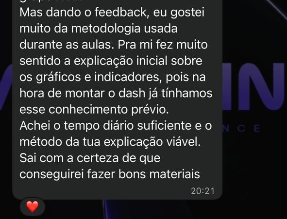 Feedback de Aluno